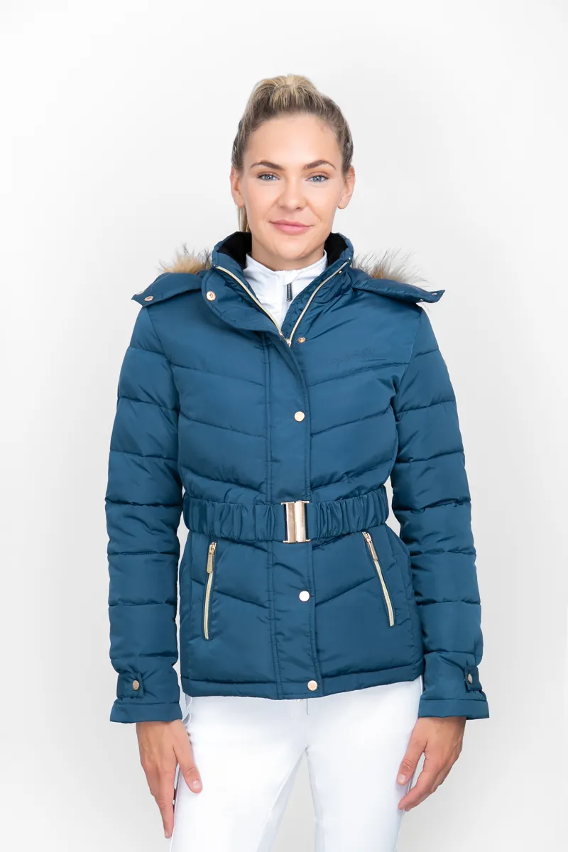 Coldstream Cornhill Quilted Coat - Cool Slate Blue